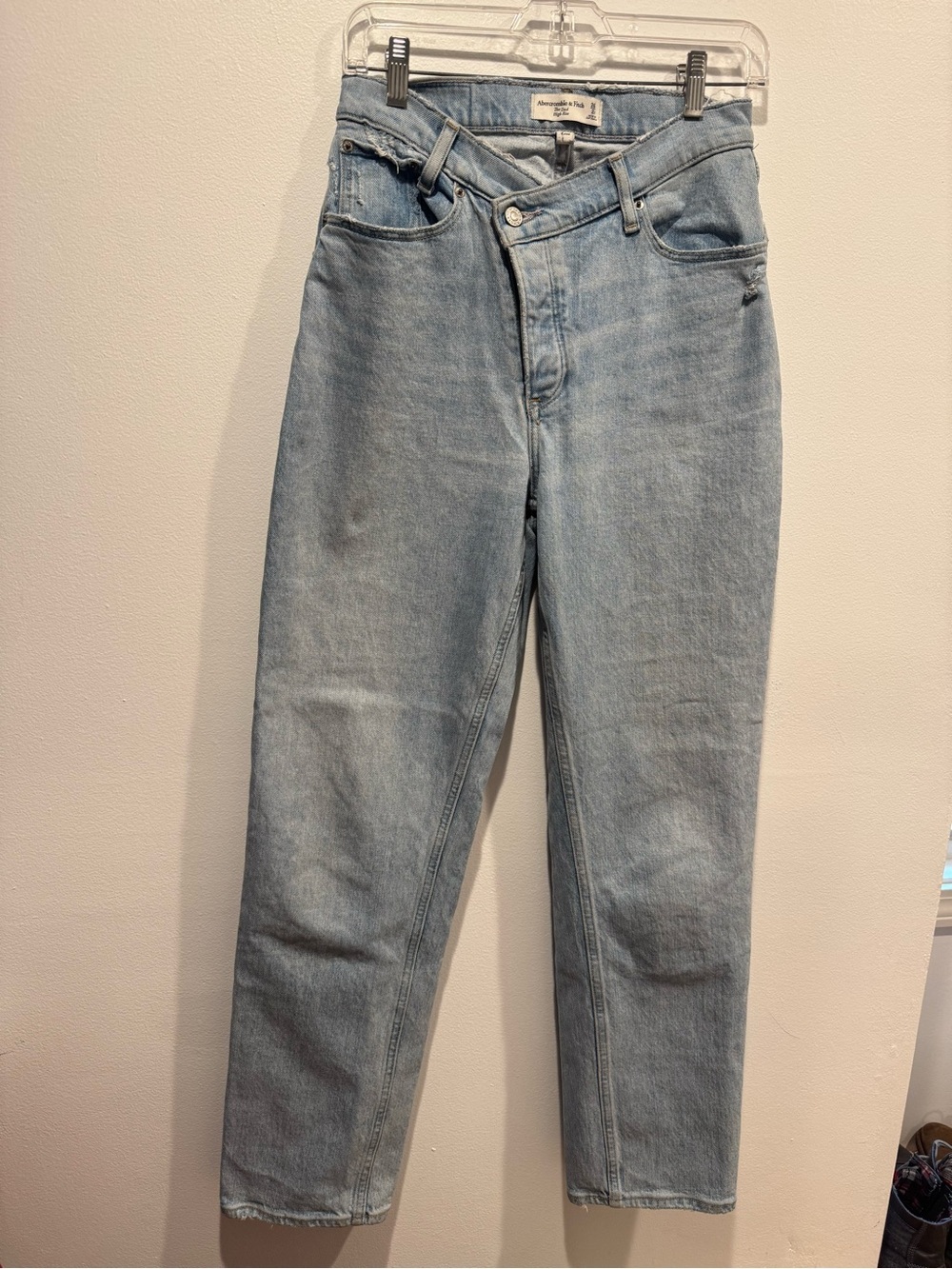 Abercrombie & Fitch Curve Love High Rise Dad Jeans